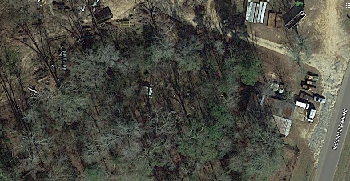 Aerial View Of Our Lot Before Construction Aerial View Of Our Lot Before Construction